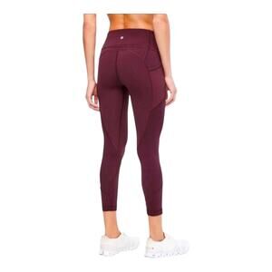 Lululemon All the Right Places Leggings Woman 4 Burgundy